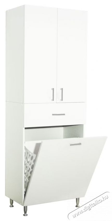 Badenmob Series 021 F&uuml;rdőszobai Szekr&eacute;ny, be&eacute;p&iacute;tett mos&oacute;kos&aacute;r, 180 x 64 x 36.5 cm, feh&eacute;r H&aacute;ztart&aacute;s / Otthon / K&uuml;lt&eacute;r - F&uuml;rdőszoba / wc - Kieg&eacute;sz&iacute;tő - 536069