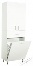 Badenmob Series 021 F&uuml;rdőszobai Szekr&eacute;ny, be&eacute;p&iacute;tett mos&oacute;kos&aacute;r, 180 x 64 x 36.5 cm, feh&eacute;r H&aacute;ztart&aacute;s / Otthon / K&uuml;lt&eacute;r - F&uuml;rdőszoba / wc - Kieg&eacute;sz&iacute;tő - 536069