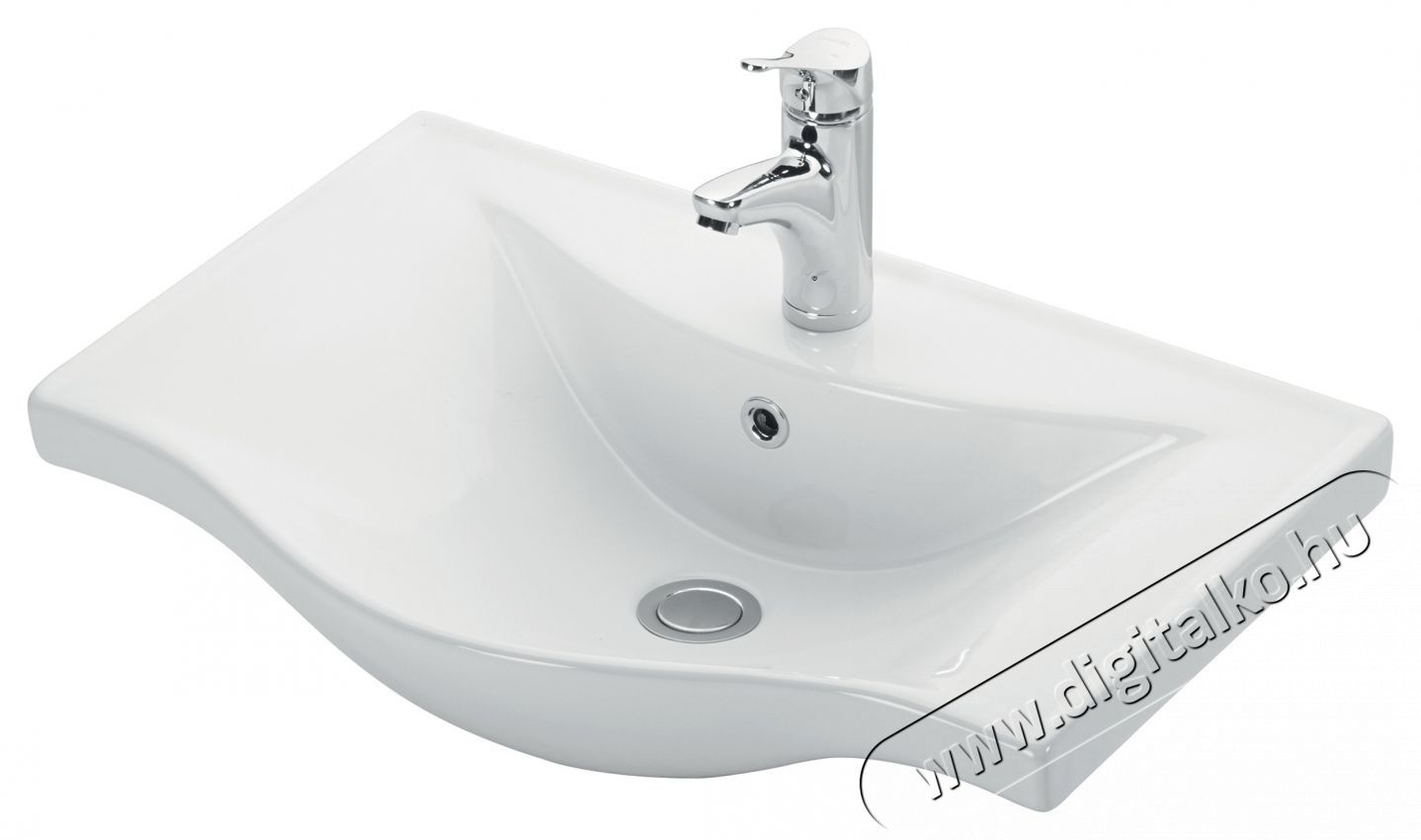 Badenmob Series 053 B&uacute;tor, ker&aacute;mia mosd&oacute;val, 60 x 81 x 45 cm, Feh&eacute;r H&aacute;ztart&aacute;s / Otthon / K&uuml;lt&eacute;r - F&uuml;rdőszoba / wc - Kieg&eacute;sz&iacute;tő - 536075