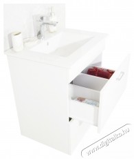 Badenmob sorozat 067 mosd&oacute;kagyl&oacute; b&uacute;tork&eacute;szlet, falra szerelhető, fi&oacute;kos, 70x46x52cm, Feh&eacute;r H&aacute;ztart&aacute;s / Otthon / K&uuml;lt&eacute;r - F&uuml;rdőszoba / wc - Kieg&eacute;sz&iacute;tő - 536073