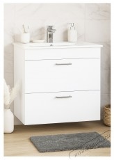 Badenmob sorozat 067 mosd&oacute;kagyl&oacute; b&uacute;tork&eacute;szlet, falra szerelhető, fi&oacute;kos, 70x46x52cm, Feh&eacute;r H&aacute;ztart&aacute;s / Otthon / K&uuml;lt&eacute;r - F&uuml;rdőszoba / wc - Kieg&eacute;sz&iacute;tő - 536073