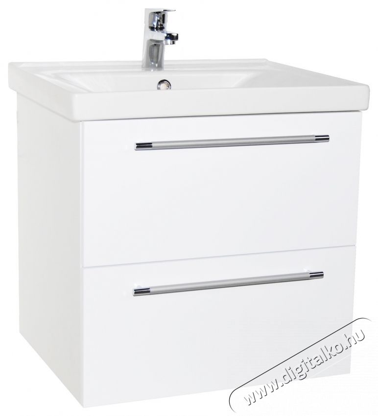 Badenmob 754 b&uacute;tor &eacute;s mosd&oacute;talp, felf&uuml;ggesztett, fi&oacute;kos, feh&eacute;r, 70 cm H&aacute;ztart&aacute;s / Otthon / K&uuml;lt&eacute;r - F&uuml;rdőszoba / wc - Kieg&eacute;sz&iacute;tő - 536061