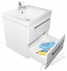 Badenmob 754 b&uacute;tor &eacute;s mosd&oacute;talp, felf&uuml;ggesztett, fi&oacute;kos, feh&eacute;r, 70 cm H&aacute;ztart&aacute;s / Otthon / K&uuml;lt&eacute;r - F&uuml;rdőszoba / wc - Kieg&eacute;sz&iacute;tő - 536061