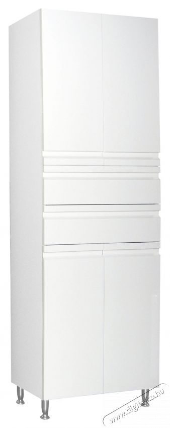 Badenmob magas szekr&eacute;ny, 086-os sorozat, MDF, 60x180x31,6 cm, feh&eacute;r H&aacute;ztart&aacute;s / Otthon / K&uuml;lt&eacute;r - F&uuml;rdőszoba / wc - Kieg&eacute;sz&iacute;tő - 536060