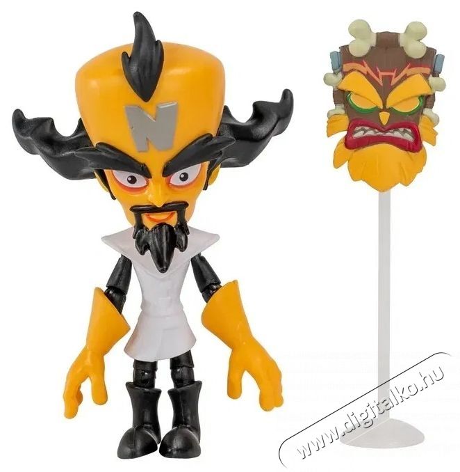 Bandai Crash Bandicoot - Dr Neo Cortex with Mask - figura H&aacute;ztart&aacute;s / Otthon / K&uuml;lt&eacute;r - J&aacute;t&eacute;k / Sport - J&aacute;t&eacute;kfigura - 531696