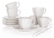 BANKET ALBA A02886és csészekészlet csészealjjal, 6 db, 250ml Konyhai termékek - Kávéfőző / kávéörlő / kiegészítő - Kávés pohár / csésze - 503657