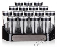 BANQUET ALTIMA Fűszertartó készlet 95 ml, 17 db, fekete Konyhai termékek - Egyéb / Konyhai kiegészítő - 504315