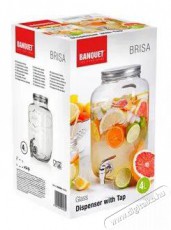 BANQUET BRISA Üveg italadagoló csappal 4 l Konyhai termékek - Egyéb / Konyhai kiegészítő - 504316