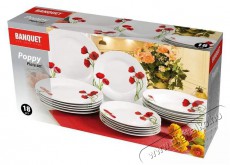 BANQUET étkező szett 18 db POPPY A02565 Konyhai termékek - Étkészlet - Tányér készlet - 504689