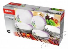 BANQUET étkezőkészlet 18db LAVENDER A02563 Konyhai termékek - Étkészlet - Tányér készlet - 504698