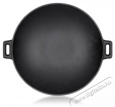 BANQUET Öntöttvas WOK serpenyő 36,5 cm, fekete EXCELLENT Konyhai termékek - Edény - Wok serpenyő - 523970