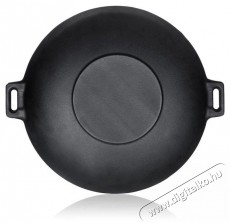 BANQUET Öntöttvas WOK serpenyő 36,5 cm, fekete EXCELLENT Konyhai termékek - Edény - Wok serpenyő - 523970