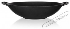 BANQUET Öntöttvas WOK serpenyő 36,5 cm, fekete EXCELLENT Konyhai termékek - Edény - Wok serpenyő - 523970