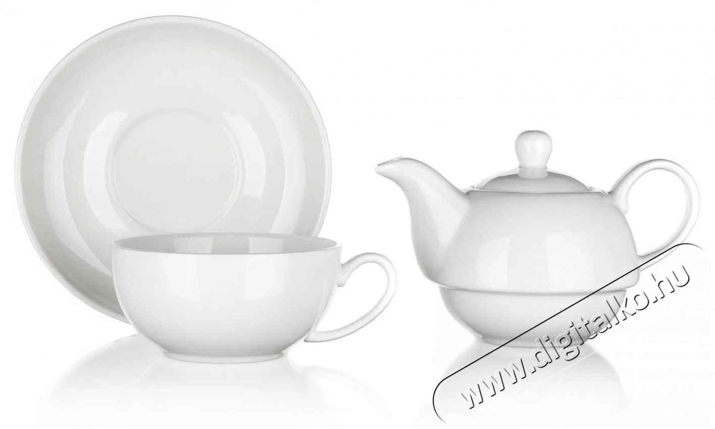 BANQUET Te&aacute;sk&eacute;szlet WHITE 400 + 220 ml Konyhai term&eacute;kek - V&iacute;zforral&oacute; / teafőző - 524292