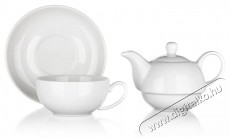 BANQUET Te&aacute;sk&eacute;szlet WHITE 400 + 220 ml Konyhai term&eacute;kek - V&iacute;zforral&oacute; / teafőző - 524292