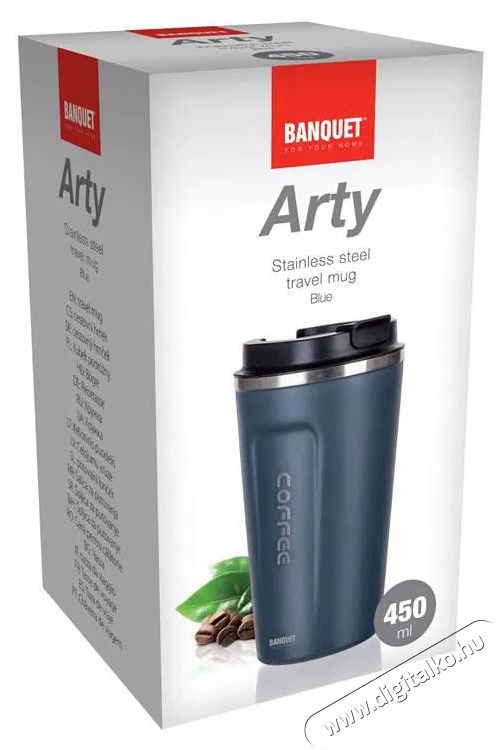 BANQUET utaz&oacute; thermo b&ouml;gre - ARTY, 450ml, k&eacute;k Konyhai term&eacute;kek - Ed&eacute;ny - Termosz - 524294