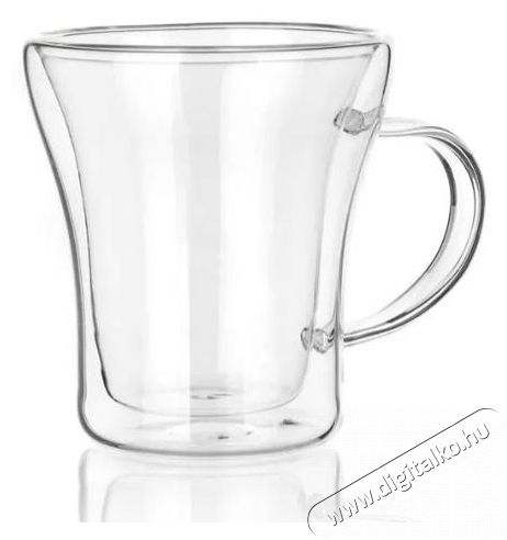 BANQUET Doblo duplafalú üvegbögre, 200 ml Konyhai termékek - Kávéfőző / kávéörlő / kiegészítő - Kávés pohár / csésze - 524276
