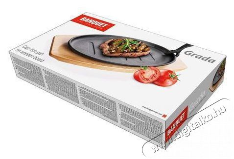 BANQUET A06297 &ouml;nt&ouml;ttvas serpenyő v&aacute;g&oacute;deszk&aacute;val Konyhai term&eacute;kek - Ed&eacute;ny - Serpenyő - 526956