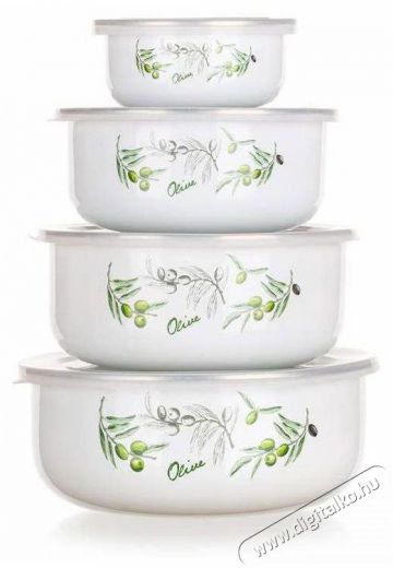 BANQUET Olives Zománc tálkészlet, 8 db Konyhai termékek - Étkészlet - Tányér készlet - 526961