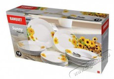BANQUET SUNNY &eacute;tk&eacute;szlet 18 db A02583 Konyhai term&eacute;kek - &Eacute;tk&eacute;szlet - T&aacute;ny&eacute;r k&eacute;szlet - 526959