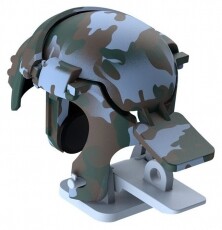 Baseus GA03 PUBG sisak alakú camo kontroller kék Mobil / Kommunikáció / Smart - Mobiltelefon kiegészítő / tok - Kiegészítő - 368664