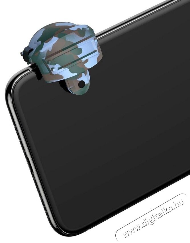 Baseus GA03 PUBG sisak alakú camo kontroller kék Mobil / Kommunikáció / Smart - Mobiltelefon kiegészítő / tok - Kiegészítő - 368664