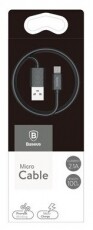 Baseus Yaven 2,1A 1m micro USB kábel - fekete Mobil / Kommunikáció / Smart - Mobiltelefon kiegészítő / tok - Kábel / átalakító - 368728