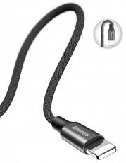 Baseus Yiven 1,5A 3m Lightning kábel - fekete Mobil / Kommunikáció / Smart - Mobiltelefon kiegészítő / tok - Kábel / átalakító - 368729