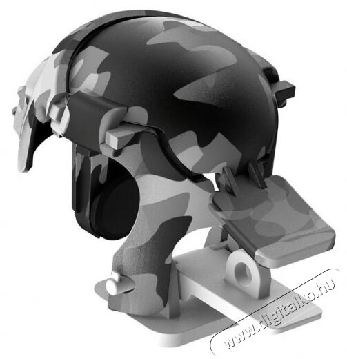 Baseus GA03 PUBG sisak alakú camo kontroller fehér Mobil / Kommunikáció / Smart - Mobiltelefon kiegészítő / tok - Kiegészítő - 368663