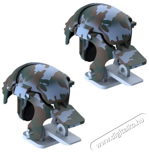 Baseus GA03 PUBG sisak alakú camo kontroller kék Mobil / Kommunikáció / Smart - Mobiltelefon kiegészítő / tok - Kiegészítő - 368664