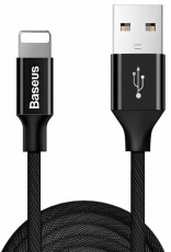 Baseus Yiven 1,5A 3m Lightning kábel - fekete Mobil / Kommunikáció / Smart - Mobiltelefon kiegészítő / tok - Kábel / átalakító - 368729