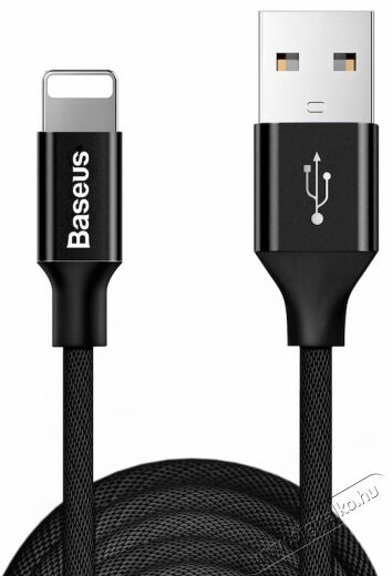 Baseus Yiven 1,5A 3m Lightning kábel - fekete Mobil / Kommunikáció / Smart - Mobiltelefon kiegészítő / tok - Kábel / átalakító - 368729