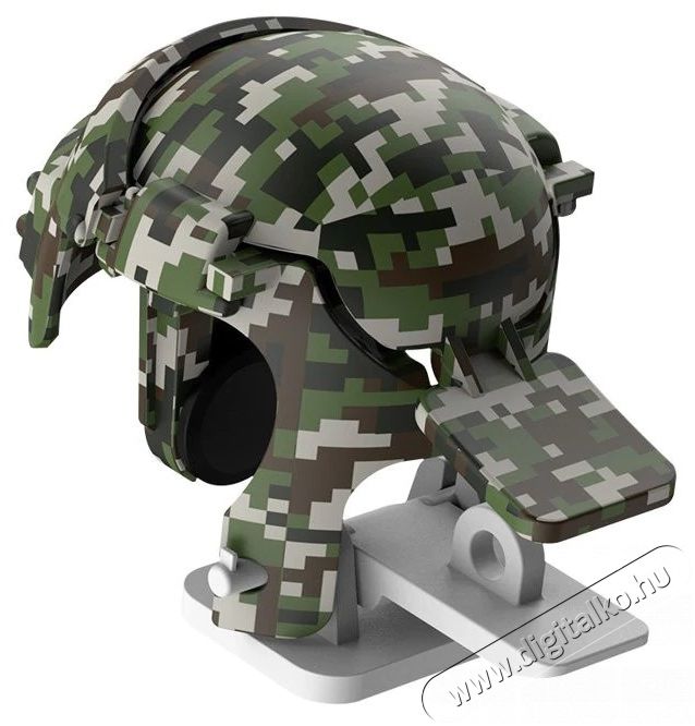 Baseus GA03 PUBG sisak alakú camo kontroller szürke Mobil / Kommunikáció / Smart - Mobiltelefon kiegészítő / tok - Kiegészítő - 368665