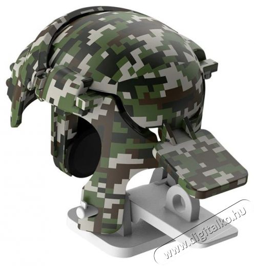 Baseus GA03 PUBG sisak alakú camo kontroller szürke Mobil / Kommunikáció / Smart - Mobiltelefon kiegészítő / tok - Kiegészítő - 368665