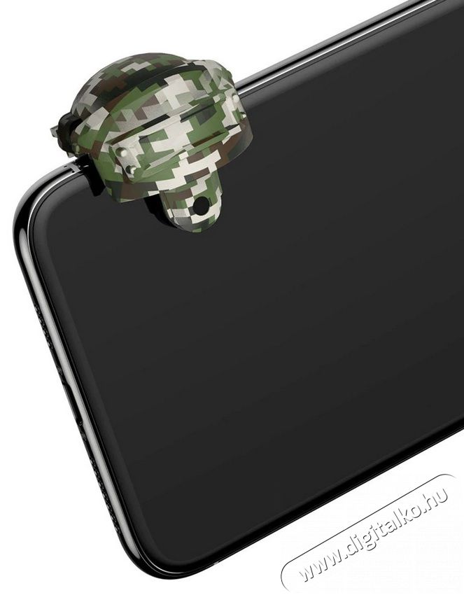 Baseus GA03 PUBG sisak alakú camo kontroller szürke Mobil / Kommunikáció / Smart - Mobiltelefon kiegészítő / tok - Kiegészítő - 368665