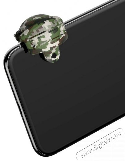 Baseus GA03 PUBG sisak alakú camo kontroller szürke Mobil / Kommunikáció / Smart - Mobiltelefon kiegészítő / tok - Kiegészítő - 368665