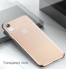 Baseus Glistening iPhone XR TPU tok - arany/átlátszó Mobil / Kommunikáció / Smart - Mobiltelefon kiegészítő / tok - Tok / hátlap - 368669