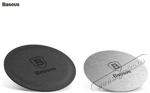 Baseus Magnet iron Suit 2 db ezüst mágneskorong autós tartóhoz Autóhifi / Autó felszerelés - Autós / autóhifi kiegészítő - Egyéb autós kiegészítő - 368683