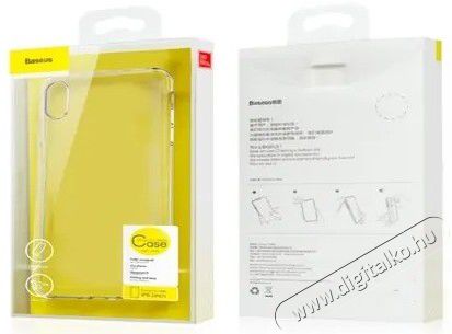 Baseus Simplicity Series iPhone XR arany/átlátszó TPU tok Mobil / Kommunikáció / Smart - Mobiltelefon kiegészítő / tok - Tok / hátlap - 368706