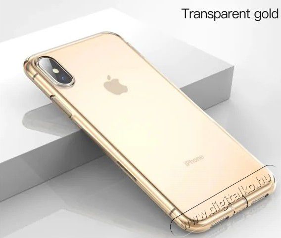 Baseus Simplicity Series iPhone XR arany/átlátszó TPU tok Mobil / Kommunikáció / Smart - Mobiltelefon kiegészítő / tok - Tok / hátlap - 368706