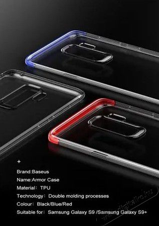 Baseus Armor Samsung S9 Plus TPU tok - fekete Mobil / Kommunikáció / Smart - Mobiltelefon kiegészítő / tok - Tok / hátlap - 368649