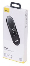 Baseus Simple 18W fekete vezeték nélküli telefon/airpod töltő Mobil / Kommunikáció / Smart - Powerbank / Külső akkumulátor és töltő - 385456