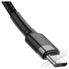 Baseus CATKLF-GG1 Type-C/Type-C 1m szürke-fekete kábel Iroda és számítástechnika - Számítógép tartozék - USB kábel - 413481