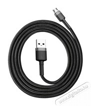 Baseus CAMKLF-BG1 microUSB 1m szürke-fekete kábel Iroda és számítástechnika - Számítógép tartozék - USB kábel - 463635