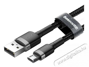 Baseus CAMKLF-BG1 microUSB 1m szürke-fekete kábel Iroda és számítástechnika - Számítógép tartozék - USB kábel - 463635