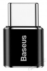 Baseus CAMOTG-01 átalakító, Micro USB[anya] - Type-C[apa], fekete Mobil / Kommunikáció / Smart - Mobiltelefon kiegészítő / tok - Kábel / átalakító - 408630