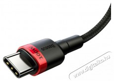 Baseus Cafule Type-C/Type-C 100W kábel 2m – fekete-piros Mobil / Kommunikáció / Smart - Mobiltelefon kiegészítő / tok - Kábel / átalakító - 408588