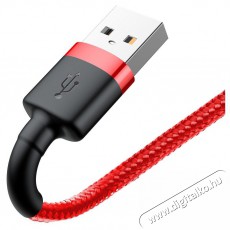 Baseus CALKLF-R09 Cafule lightning töltőkábel 2A, 3 méter. piros Mobil / Kommunikáció / Smart - Mobiltelefon kiegészítő / tok - Kábel / átalakító - 408613