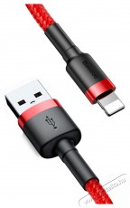Baseus CALKLF-R09 Cafule lightning töltőkábel 2A, 3 méter. piros Mobil / Kommunikáció / Smart - Mobiltelefon kiegészítő / tok - Kábel / átalakító - 408613
