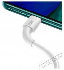 Baseus CATSW-G02 USB/USB-C adat- és töltőkábel, VOOC Quick Charge 3.0 gyorstöltés, 5A, 2m, fehér Mobil / Kommunikáció / Smart - Mobiltelefon kiegészítő / tok - Kábel / átalakító - 408655